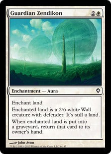 [006]【EN】【FOIL】護衛のゼンディコン/Guardian Zendikon【WWK】[C][白]
