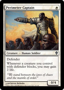 [016]【EN】【FOIL】境界線の隊長/Perimeter Captain【WWK】[U][白]