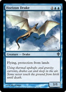 [030]【EN】【FOIL】地平線のドレイク/Horizon Drake【WWK】[U][青]