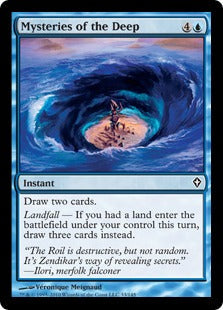 [033]【EN】【FOIL】深遠の謎/Mysteries of the Deep【WWK】[C][青]