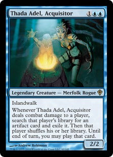 [040]【EN】【FOIL】奪い取り屋、サーダ・アデール/Thada Adel, Acquisitor【WWK】[R][青]