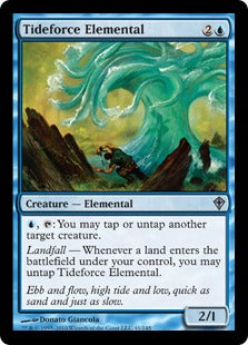 [041]【EN】潮力の精霊/Tideforce Elemental【WWK】[U][青]