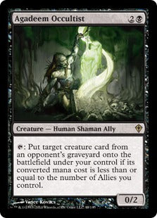 [048]【EN】【FOIL】アガディームの密教信者/Agadeem Occultist【WWK】[R][黒]
