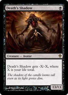 [057]【EN】【FOIL】死の影/Death's Shadow【WWK】[R][黒]