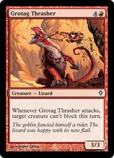 [083]【EN】【FOIL】グロータグの打つもの/Grotag Thrasher【WWK】[C][赤]
