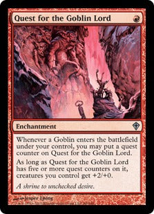 [086]【EN】【FOIL】ゴブリンの王の探索/Quest for the Goblin Lord【WWK】[U][赤]