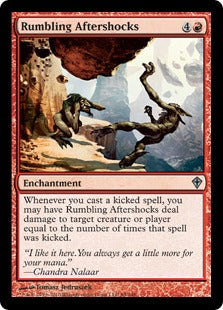 [089]【EN】【FOIL】轟く余震/Rumbling Aftershocks【WWK】[U][赤]