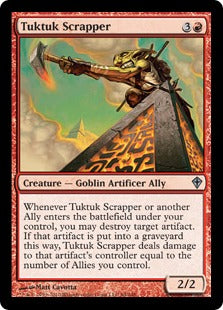 [094]【EN】【FOIL】タクタクの潰し屋/Tuktuk Scrapper【WWK】[U][赤]