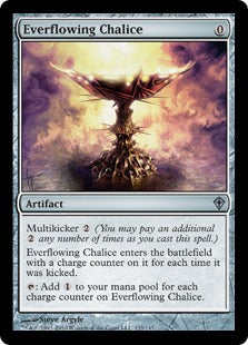 [123]【EN】【FOIL】永遠溢れの杯/Everflowing Chalice【WWK】[U][茶]