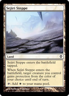 [142]【EN】【FOIL】セジーリのステップ/Sejiri Steppe【WWK】[C][土地]