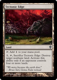 [145]【EN】【FOIL】地盤の際/Tectonic Edge【WWK】[U][土地]