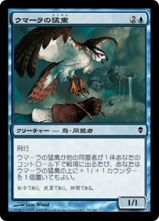 [075]【JP】【FOIL】ウマーラの猛禽/Umara Raptor【ZEN】[C][青]