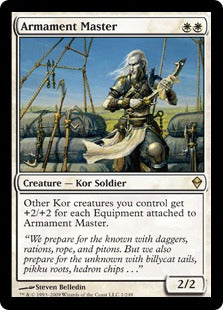 [001]【EN】【FOIL】武装の達人/Armament Master【ZEN】[R][白]