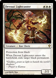[010]【EN】【FOIL】真心の光を放つ者/Devout Lightcaster【ZEN】[R][白]