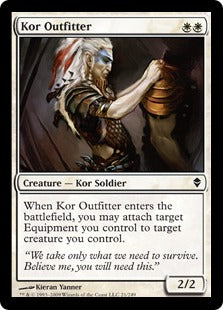 [021]【EN】【FOIL】コーの装具役/Kor Outfitter【ZEN】[C][白]