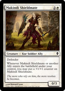 [026]【EN】マキンディの盾の仲間/Makindi Shieldmate【ZEN】[C][白]
