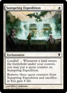 [037]【EN】【FOIL】陽の泉の探検/Sunspring Expedition【ZEN】[C][白]