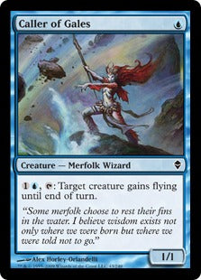 [043]【EN】【FOIL】突風の統率者/Caller of Gales【ZEN】[C][青]