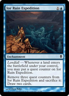 [049]【EN】【FOIL】アイオーの廃墟の探検/Ior Ruin Expedition【ZEN】[C][青]