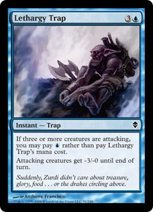 [051]【EN】【FOIL】無気力の罠/Lethargy Trap【ZEN】[C][青]