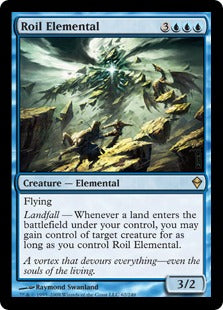 [062]【EN】【FOIL】乱動の精霊/Roil Elemental【ZEN】[R][青]