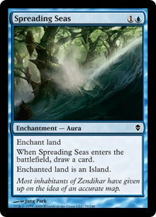 [070]【EN】【FOIL】広がりゆく海/Spreading Seas【ZEN】[C][青]