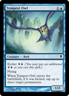 [072]【EN】嵐のフクロウ/Tempest Owl【ZEN】[C][青]