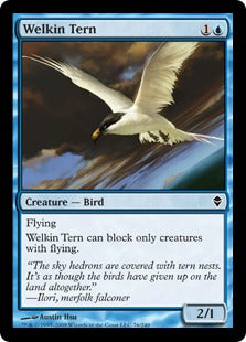 [076]【EN】【FOIL】天空のアジサシ/Welkin Tern【ZEN】[C][青]