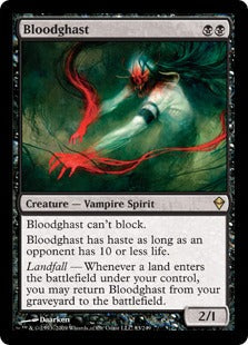 [083]【EN】【FOIL】恐血鬼/Bloodghast【ZEN】[R][黒]