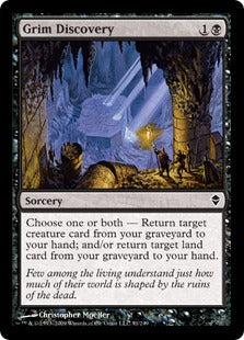 [091]【EN】【FOIL】不気味な発見/Grim Discovery【ZEN】[C][黒]