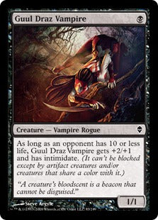 [093]【EN】【FOIL】グール・ドラズの吸血鬼/Guul Draz Vampire【ZEN】[C][黒]