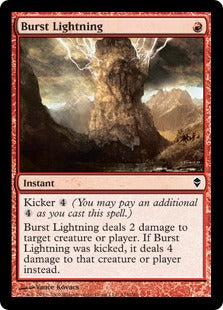 [119]【EN】噴出の稲妻/Burst Lightning【ZEN】[C][赤]