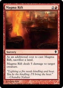 [136]【EN】【FOIL】マグマの裂け目/Magma Rift【ZEN】[C][赤]