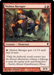 [138]【EN】溶鉄の荒廃者/Molten Ravager【ZEN】[C][赤]