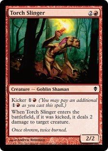[151]【EN】【FOIL】松明投げ/Torch Slinger【ZEN】[C][赤]