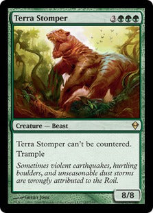 [187]【EN】【FOIL】土を踏み付けるもの/Terra Stomper【ZEN】[R][緑]