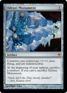 [199]【EN】【FOIL】エルドラージの碑/Eldrazi Monument【ZEN】[M][茶]