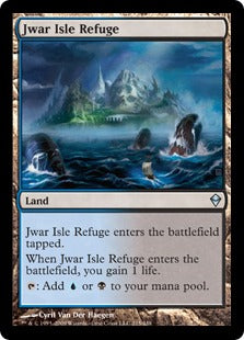 [215]【EN】【FOIL】ジュワー島の隠れ家/Jwar Isle Refuge【ZEN】[U][土地]