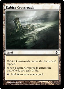 [216]【EN】【FOIL】カビーラの交差路/Kabira Crossroads【ZEN】[C][土地]