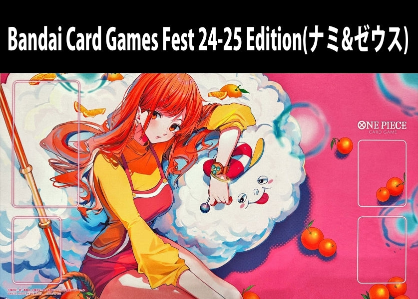 ワンピース『ナミ&ゼウス(Bandai Card Games Fest 24-25 Edition)』プレイマット