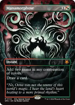 [142]【EN】【FOIL】■ボーダーレス■魔力変/Manamorphose【SPG】[M][多色]