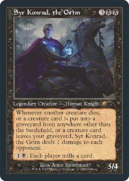 [001]【EN】厳格な者、コンラッド卿/Syr Konrad, the Grim【PRM】[P][黒]