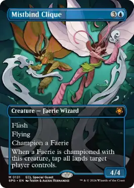 [131]【EN】■ボーダーレス■霧縛りの徒党/Mistbind Clique【SPG】[M][青]