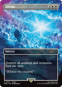 [001]【EN】【FOIL】古代魔法「アルテマ」/Ultima【PRM】[P][白]