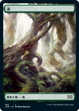 [382]【JP】【FOIL】森【2XM】[C][土地]