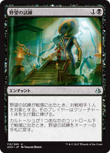 [113]【JP】野望の試練/Trial of Ambition【AKH】[U][黒]