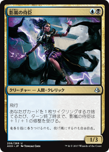 [206]【JP】【FOIL】影嵐の侍臣/Shadowstorm Vizier【AKH】[U][多色]