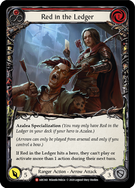 [043]【EN】Red in the Ledger【ARC-UL】[M][Ranger]