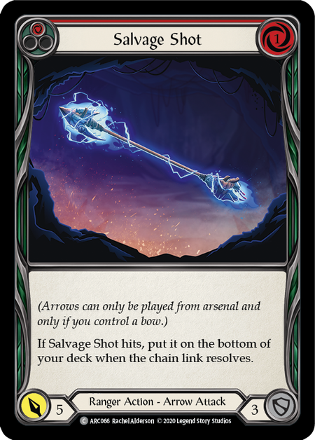 [066]【EN】【Rainbow Foil】Salvage Shot (赤)【ARC-UL】[C][Ranger]