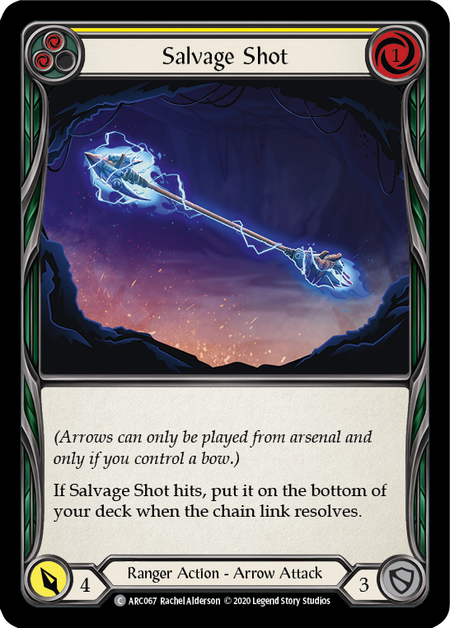 [067]【EN】【Rainbow Foil】Salvage Shot (黄)【ARC-UL】[C][Ranger]